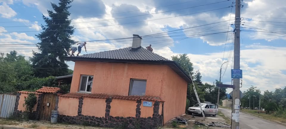 Завършен покрив след ремонт